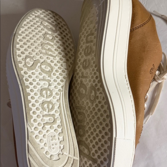Paul Green Tan Leather Sneakers - Picture 6 of 11